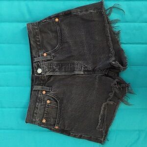 Levi's 501 Original Shorts Lunar Black Size 27